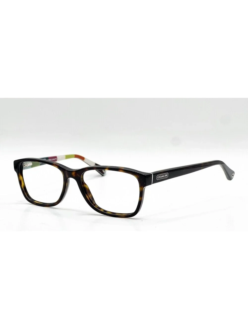 Coach HC 6013 5001 Dark Tortoise Rectangle Authentic Eyeglass Frames 52-16